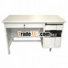 Compact 3-drawer steel desk