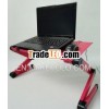 Metal folding laptop computer desk