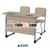 2014 new design wooden double school desk KZ98