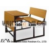 Economical double children school desk with high quality