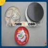 Removable permanent 3D glass magnetic icebox door stickers