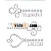 new deisgn 3d crystal letter stickers