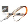 Custom Reflective Lanyard with Nickel-plated Swivel Hook and Breakaway