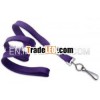 Colored Flat Lanyards with NPS Hook and Crimp
