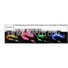 LED flashing zipper neck lanyard with safety buckle
