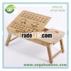 2013 New Products Adjustable&Multifunction Folding Carved Bamboo Laptop Table/Computer Desk With