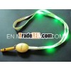 LED flashing neck strap lanyard with safety buckle
