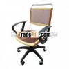 Mesh chair _ office chair with wheels and armrests
