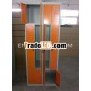 Z shape 4doors steel gym locker, disassembled locker