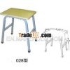 Double School Student Desk and Chair
