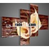100%handmade canvas flower oil painting