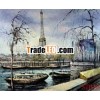 handpainted paris oil painting ytp039
