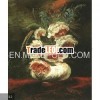 Handmade Vincent van Gogh impressionist flower oil painting,  Vase with Peonies