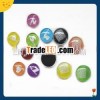 Colorful permanent 3D glass magnetic freezer door stickers