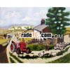 hand painted crafts-tile