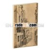 Wooden fridge magnet sticker