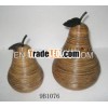 painting rattan pear decoration