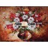 Handmade Canvas Oil Painting of Flower