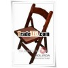 High quality brown wooden folding chairs