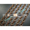 shiny copper color 12mm aluminum chain fly screen