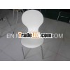 chroming metal frame bentwood chair for restautant