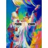 Handmade modern home decoration pop art sports oil painting R148