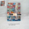 Europe Town Metal Sand Painting&Embossed metal wall art