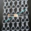 silver color aluminum chain link freely design restaurant decorative curtain