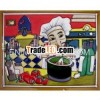 hand painted art-tile