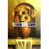 Hot Sell Handmade Modern Flower Wall Art Oil Painting