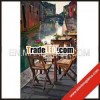 fashion city sight design art glass wall decor