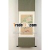 Chinese painting of Peony and Fish,  silk basis