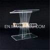 2013 Hot High Quality organic glass lectern podium