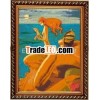 High quality DIY oil painting fat woman(can custom customer's own picture)