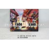 Beautiful Europe Town Wall Painting Decors in Raised Finish