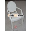 New high quality white ghost chair