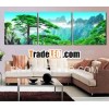 Chinese famous mountain great landscape murals