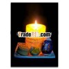 Egg candle for easter holiday-decoration candle painting