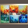 Popular handmade group canvas art oil painting for decoration