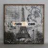 hessian wall art
