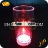 Eco-friendly plastic 50ml glow vodka LED glass