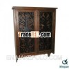 Graceful Antiqued Cabinet