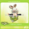 Easter decoration ceramic bunny figurines