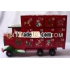 Christmas Wooden Truck 24 Cabinet