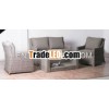 resin wicker rattan bali chair welding frame with cushion HL-4S-12005