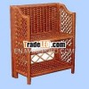Wicker And Paper String Shelf