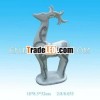 12" standing deer ceramic yard decorations for Christmas