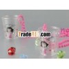 plastic beads shot glass
