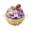 Mixed desgin Holiday & wedding gift,  metal jewelry box with flower decoration,  gift package(QF