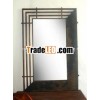 metal wall art mirror frame